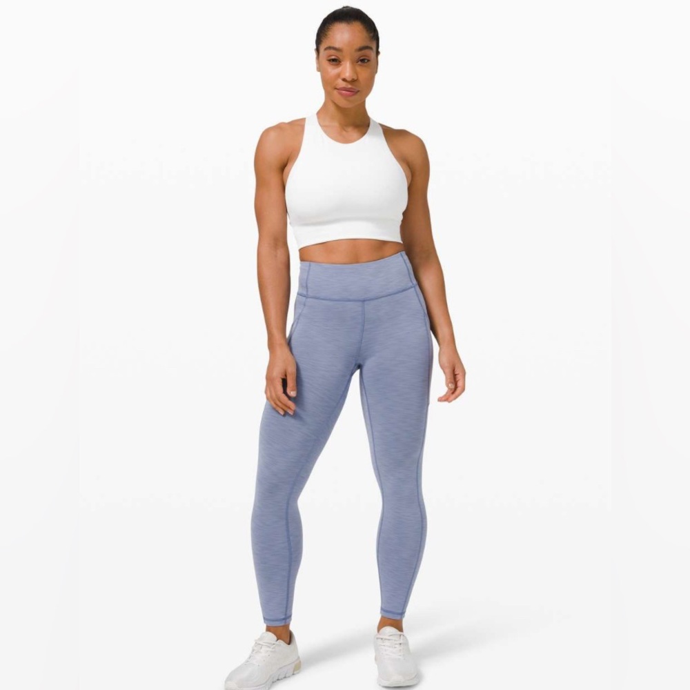 NWOT Lululemon Invigorate High-Rise Tight 25" in Heathered Water Drop - Size 10